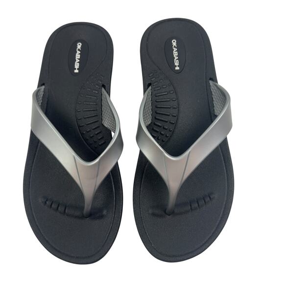 Okabashi Breeze Contoured Comfort Footbed  Flip Flop Sandals Women's M/6.5-7.5 - Picture 2 of 8